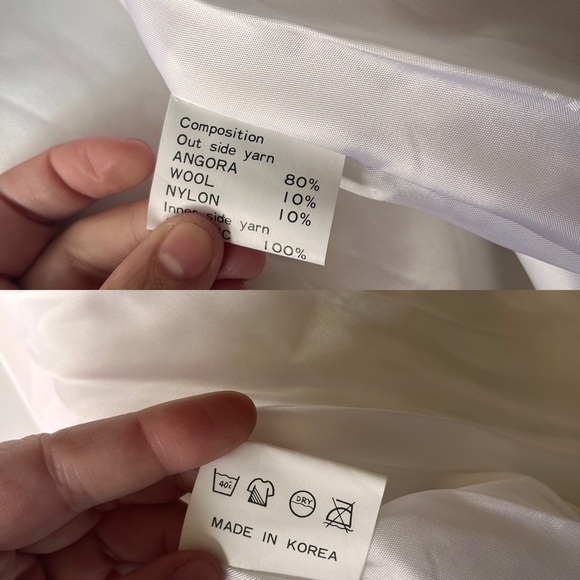 Rare Vintage Embellished Angora Blend Sweater Coat - Picture 8 of 15